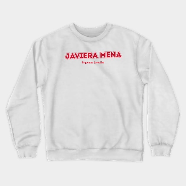 Javiera Mena Esquemas juveniles Crewneck Sweatshirt by PowelCastStudio